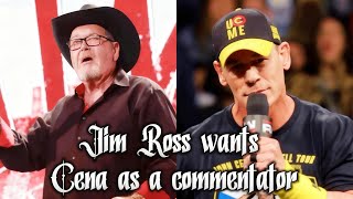 Jim Ross Wants Cena To Become A Commentator ￼And Cena Is Hosting Mania And More 