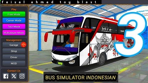 Bus Simulator Indonesia - Gameplay Part 3 BUSSID Missing The Route To The Ferry (iOS, Android)