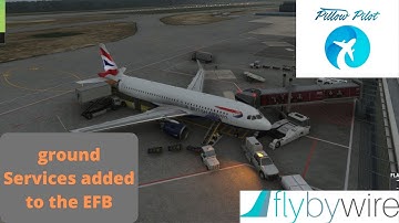 MSFS - A32NX New Ground features Added to the EFB