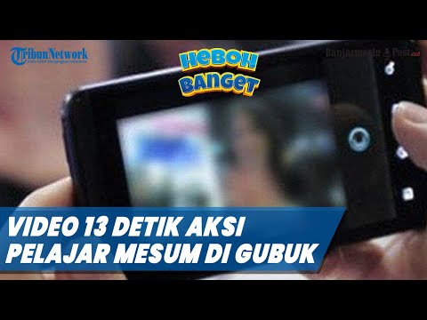 Video 13 Detik Aksi Pelajar SMK Mesum di Gubuk Viral, Polisi dan Sekolah Cari Identitas Pelaku