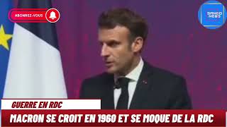 GUERRE AU CONGO RDC VOICI LA DÉCLARATION ET LA POSITION DE LA FRANCE ET DE MACRON drc congolais