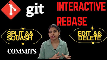 Git Interactive Rebase | Edit , Squash ,Split && Delete git commits with a single command