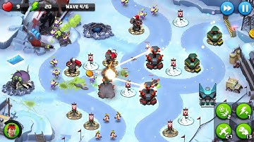 Alien Creeps TD Nightmare Mission 2 Without Any Extra Hero