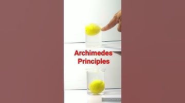 Archimedes Principle. Insight.