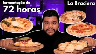 Pizzas Napolitanas com 72 Horas Fermentação - La Bracier