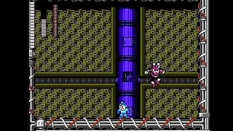 VS Magnet Man: No damage, Mega Buster