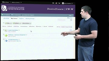 Desire2Learn v10: ePortfolio Overview