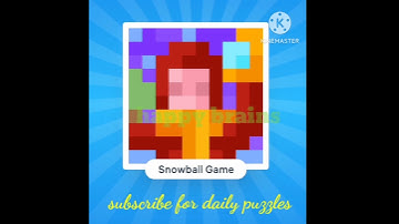 Nonograms Color daily challenge 23 December 2023 answer / solution / how to solve #happybrainsyt