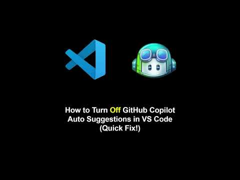 How to Turn Off GitHub Copilot Auto Suggestions in VS Code (Quick Fix!)