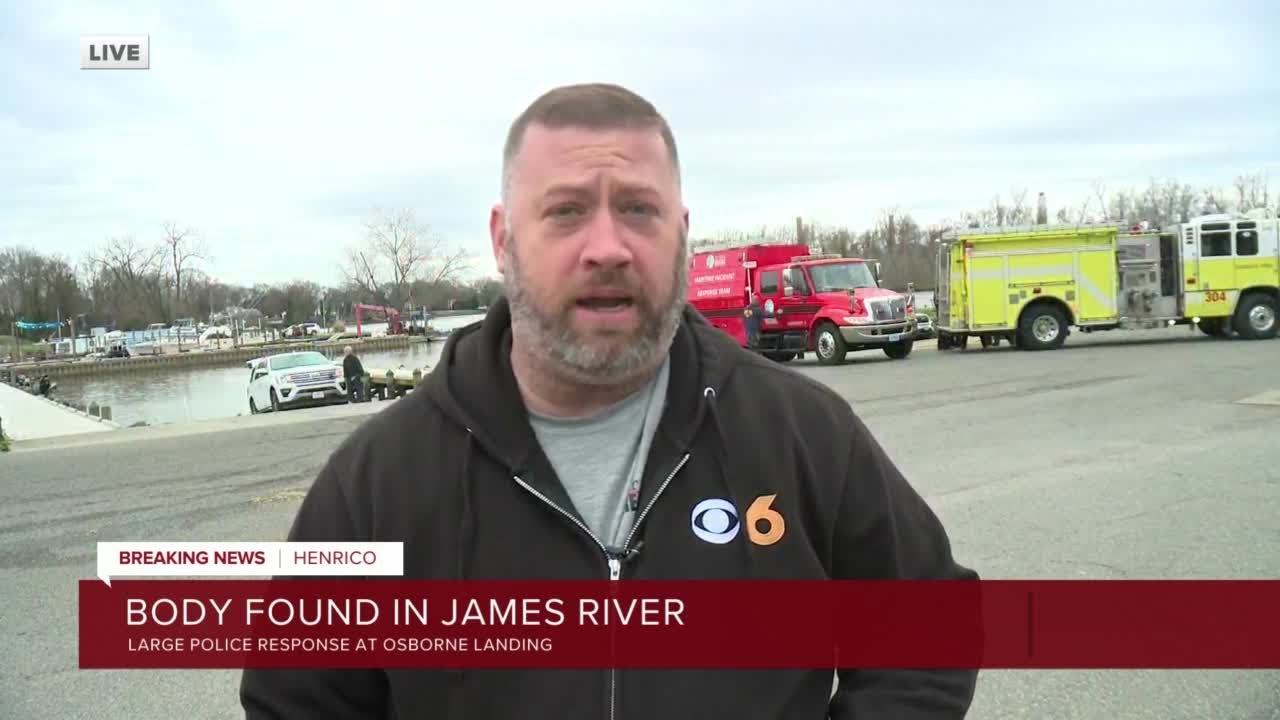 Police: Body found floating in James River - YouTube