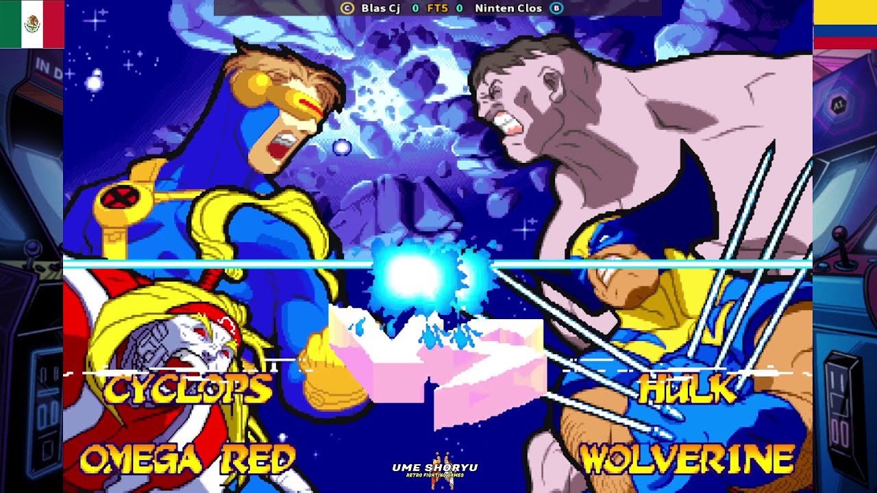 Blas Cj (C) vs Ninten Clos (B) | Marvel Super Heroes vs Street Fighter 