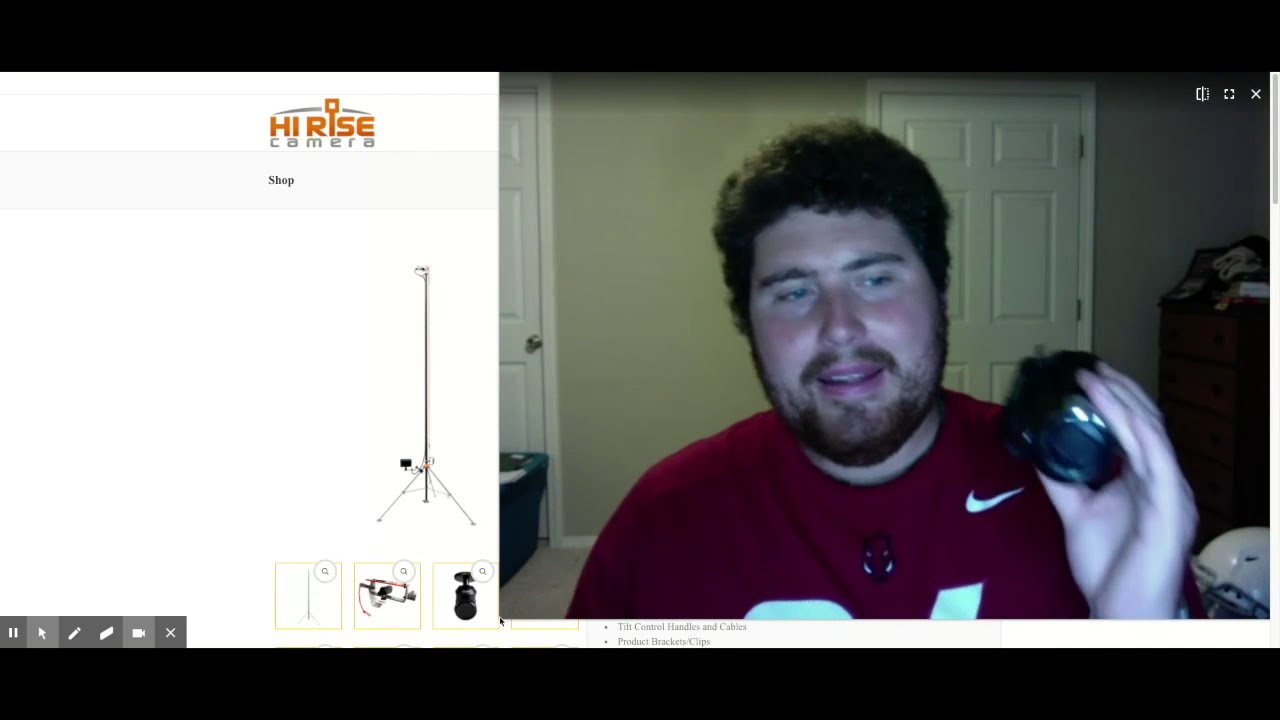 Hi Rise Endzone Camera Review - SKY 250ET (BUDGET ENDZONE CAMERA)