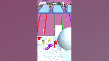 snow race level : 2 #trending #short #trendingshort #ajgamingclub #snow #snowfall #snowrace
