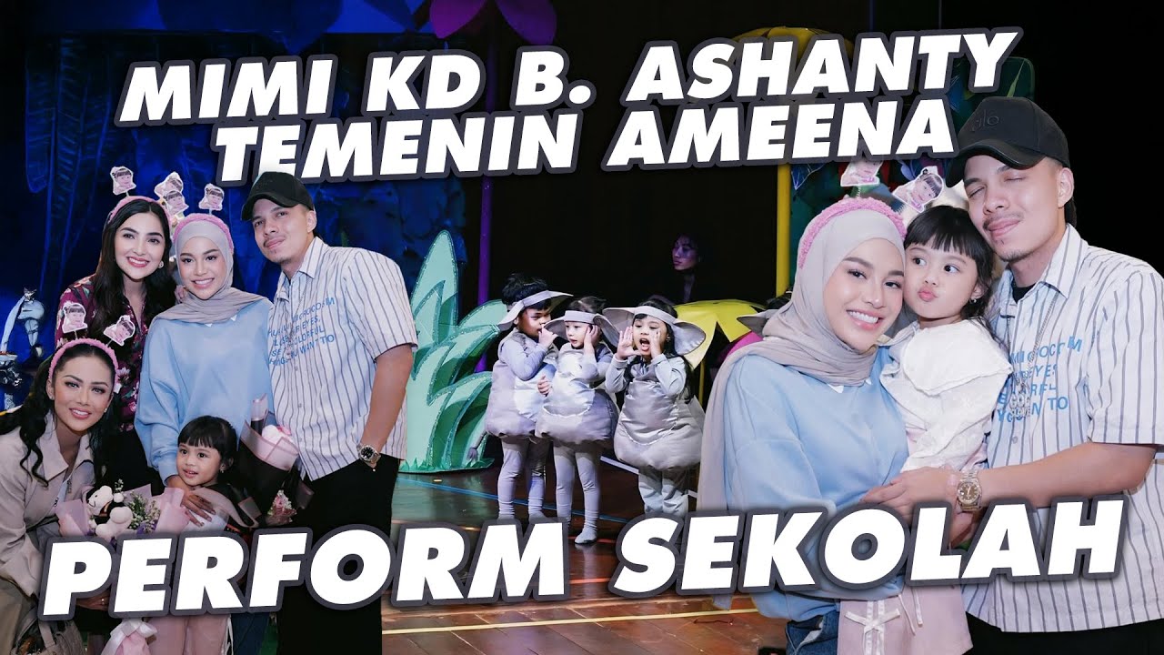 AMEENA PERFORM DITEMENININ MIMI KD B. ASHANTY GIRANG BANGET!!