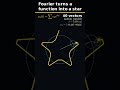 Fourier draws a star #Shorts