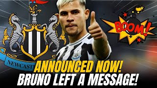 💥NOW! HE WAS HONEST! BRUNO GUIMARÃES MAKES STATEMENT AMID SPECULATION! NEWCASTLE UNITED NEWS!
