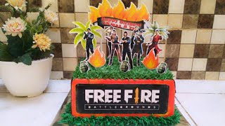 How to make freefire birthday cake | kue ulang tahun freefire