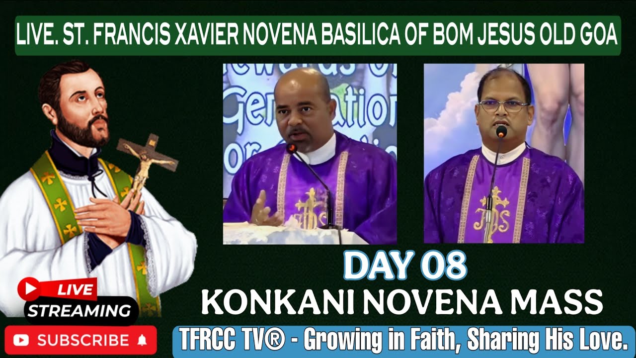 LIVE: St. Francis Xavier Novena | Basilica of Bom Jesus Old Goa | Day 8 | 1st Dec 2025 | 