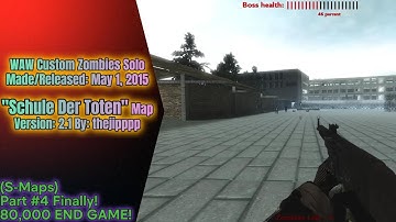 WAW Custom Zombies Solo▐ "Schedule Der Toten" Map Part #4 Finally