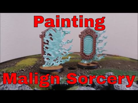 Age of Sigmar Malign sorcery Umbral spell portal painting