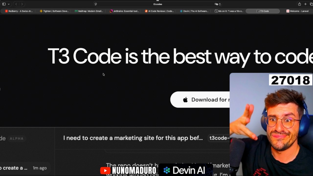 T3 Code 🔴 Trying Theo's AI T3 Code and Codex & Reacting to: I Was a 10x ...