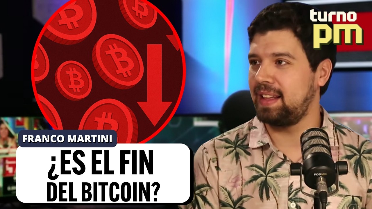 ¿Es el FIN de BITCOIN? Análisis de la CAÍDA con el economista FRANCO MARTINI | Turno PM