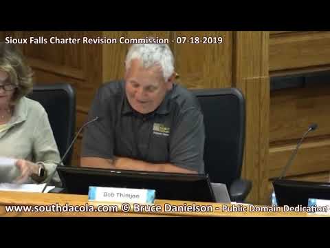 2019-07-18 Sioux Falls Charter Revision Commission