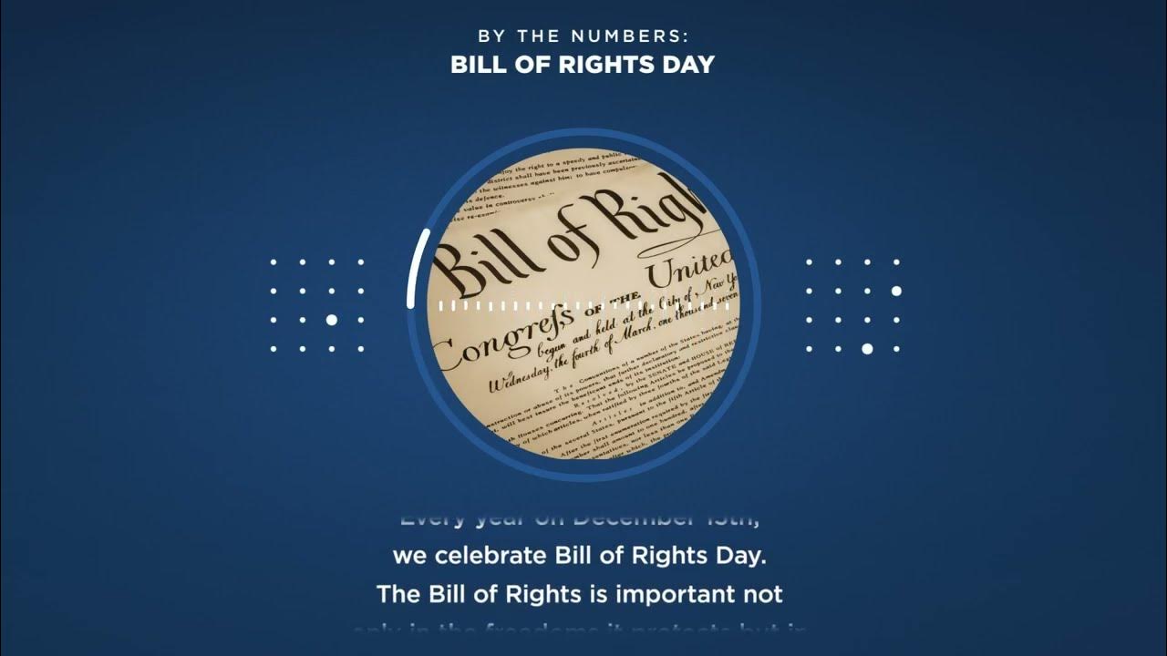 Remembering Our History Bill of Rights Day YouTube