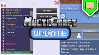 📢 LISTEN UP: MULTICRAFT CHANGED SOME MENUS | @XREALM 🐼 screenshot 5