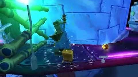 Battle for Bikini Bottom spongeball storage with damage boost