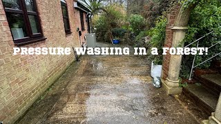 Pressure Washing In a FOREST?! | New Forest Exterior Cleaning