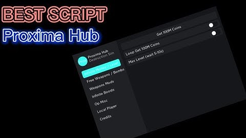 Best Destruction Simulator Script - Proxima Hub