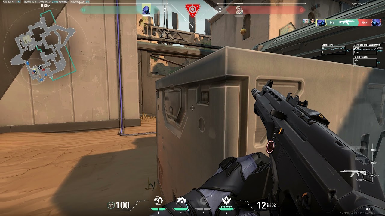 180 Flick In 1v3 Clutch