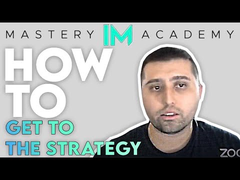 How to get to HourGlass/CashTrap Strategy | IM Academy Navigation Tutorial