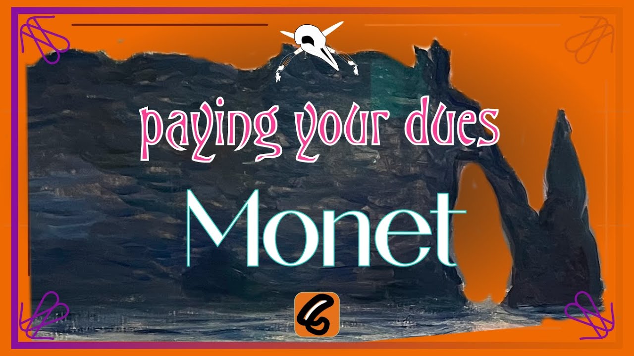 Going off the CLIFF with Claude MONET | Cliffs of Etretat at Sunset | PAINTING Runthrough Going off the CLIFF with Claude MONET | Cliffs of Etretat at Sunset | PAINTING Runthrough