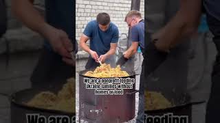 We are a nonprofit feeding Ukraine families without homes or food #ukraineaid