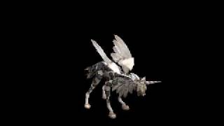 Flying Unicorn Spore creature