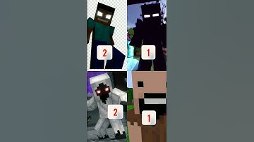 Herobrine Vs Null Vs Entity 303 Vs Notch #herobrine #minecraft