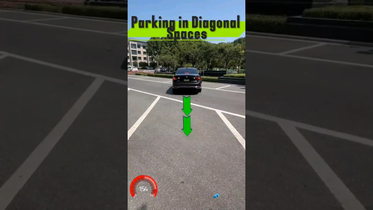 Two Effective Ways to Park in Diagonal Parking Spots 