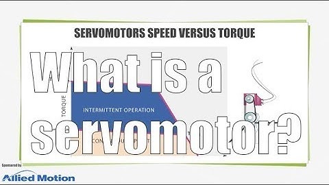 What is a servomotor?