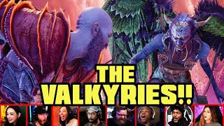 Gamers Reaction To Kratos &amp; Atreus Against The Valkyries On God Of War Ragnarok | Mixed Reactions