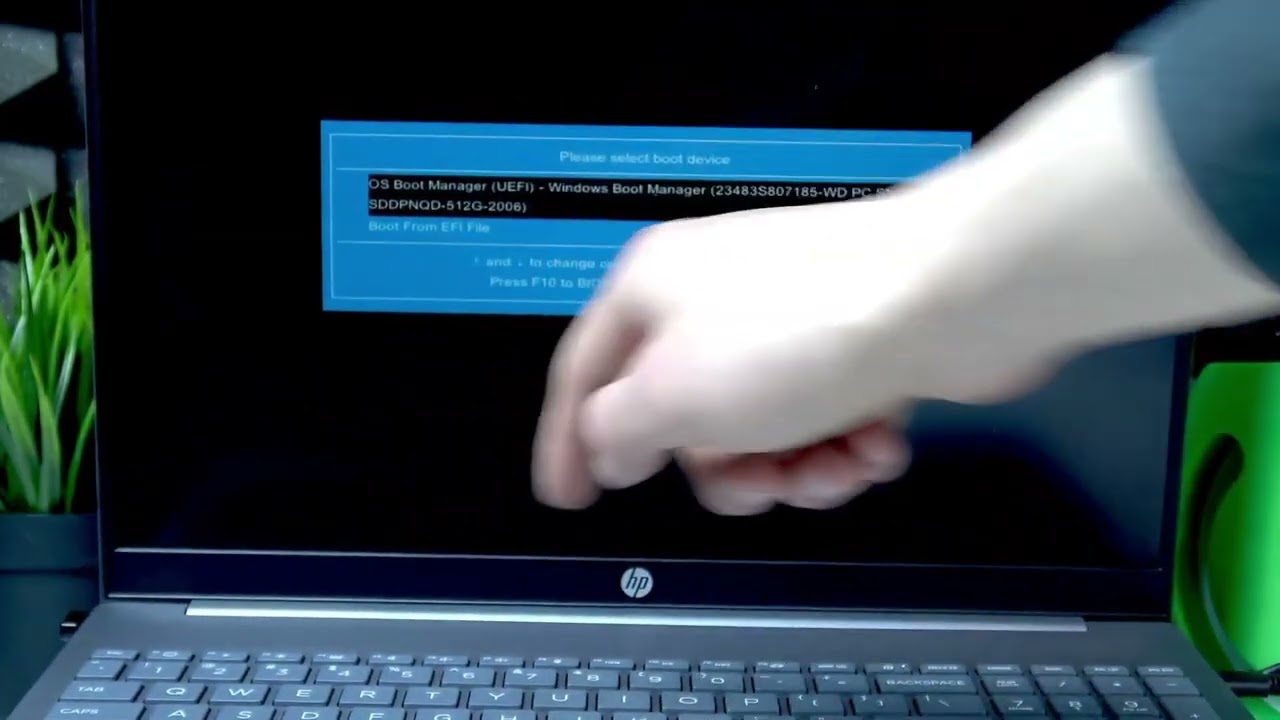 HP Pavilion 16 - 如何进入一次性启动菜单- YouTube