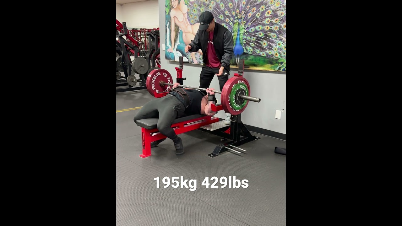 Bench press new Personal record