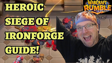 HEROIC Siege of Ironforge Guide - Thiefcatchers, Mekkatorque, and Magni - Warcraft Rumble