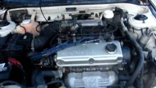 1995 Mitsubishi Mirage White 1.8
