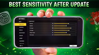 New Sensitivity Setting [ After Update ] 😈 Best Sensitivity After Update in Free Fire " screenshot 4