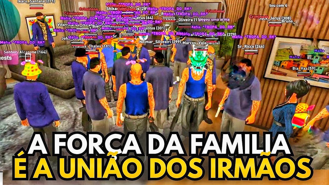 💥 A FORÇA DA FAMILIA é medida NA UNIÃO entre os IRMÃOS(A) #riorise #mafia #guera 