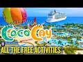 We spent no money at perfect day at cococay royal caribbean