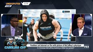 Shannon REACTION Panthers set Internet on fire with picture of McCaffrey' physique | UNDISPUTED 5\/01